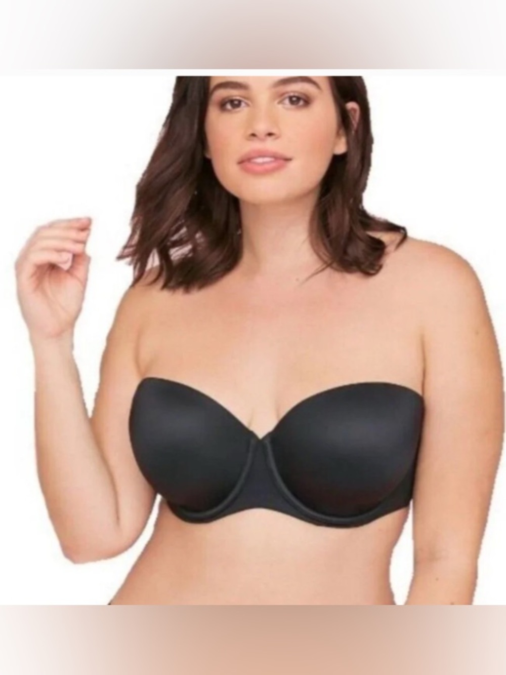 Lane Bryant Cacique Bra Boost MultiWay Strapless Lightweight